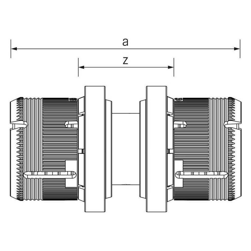 REHAU Kupplung, 25-25, FASTLOC, EX+, 1 Stk.