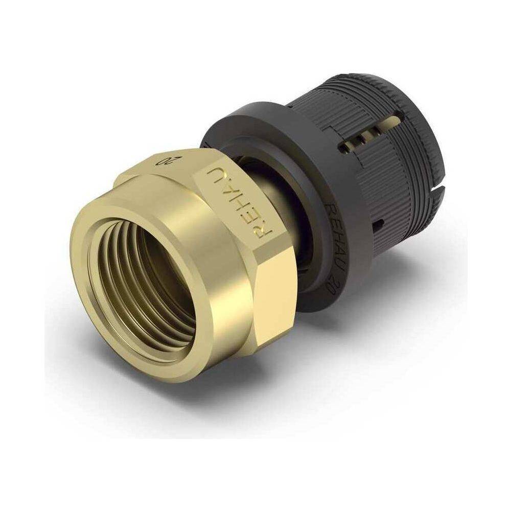 Rehau Übergang Fastloc EXplus, 32mm x Rp 1", Messing
