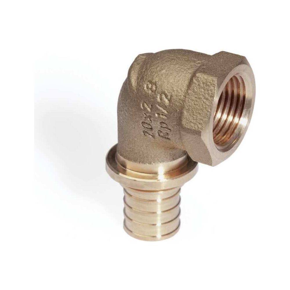 Rehau Winkelübergang Rautitan RXplus, 20mm x Rp 3/4", Rotguss
