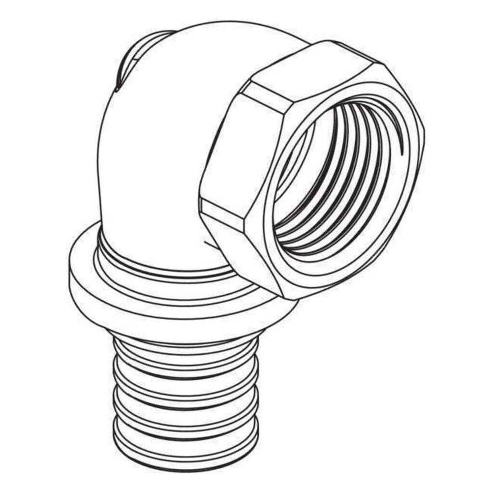 Rehau Winkelübergang Rautitan RXplus, 20mm x Rp 3/4", Rotguss