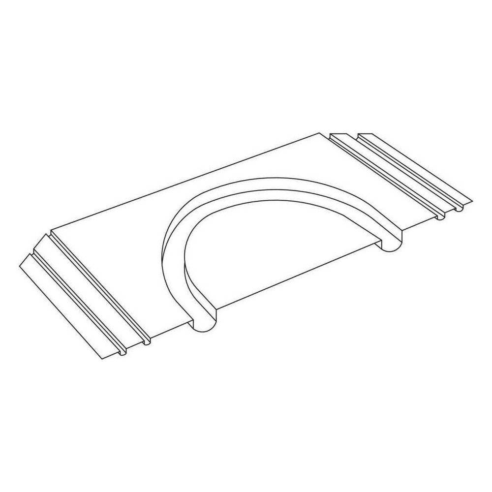 REHAU Umlenklamelle, TS-14, 245 x 110 mm, 1 Stk.
