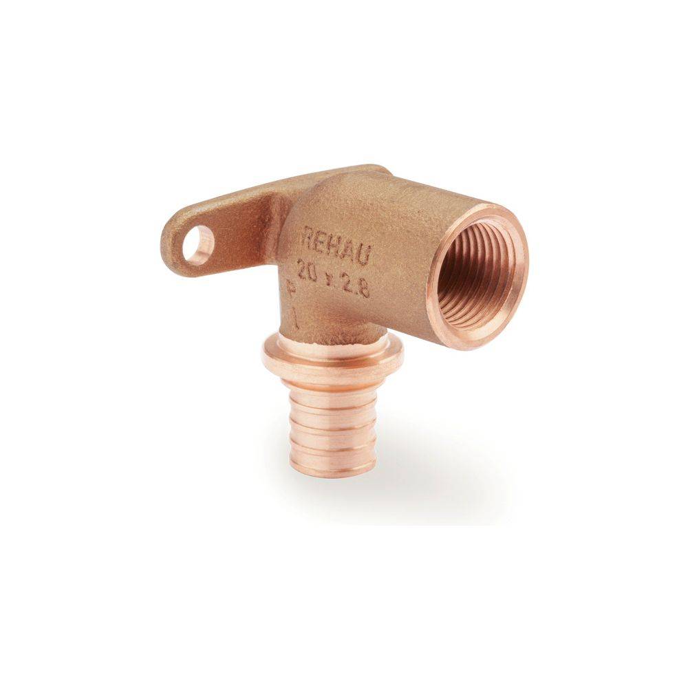 REHAU Wandwinkel, RAUTITAN RX+, 16, Rp 1/2, lang, 1 Stk.