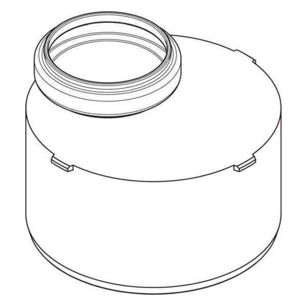 REHAU RAUPIANO PLUS, Übergangsrohr, kurz, DN 110/50, 1 Stk.