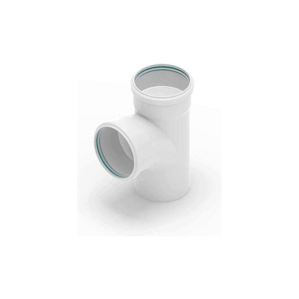 REHAU RAUPIANO PLUS Einfachabzweig, DN 110/110, 87 Grad, max. Durchfluss, 1 Stk.