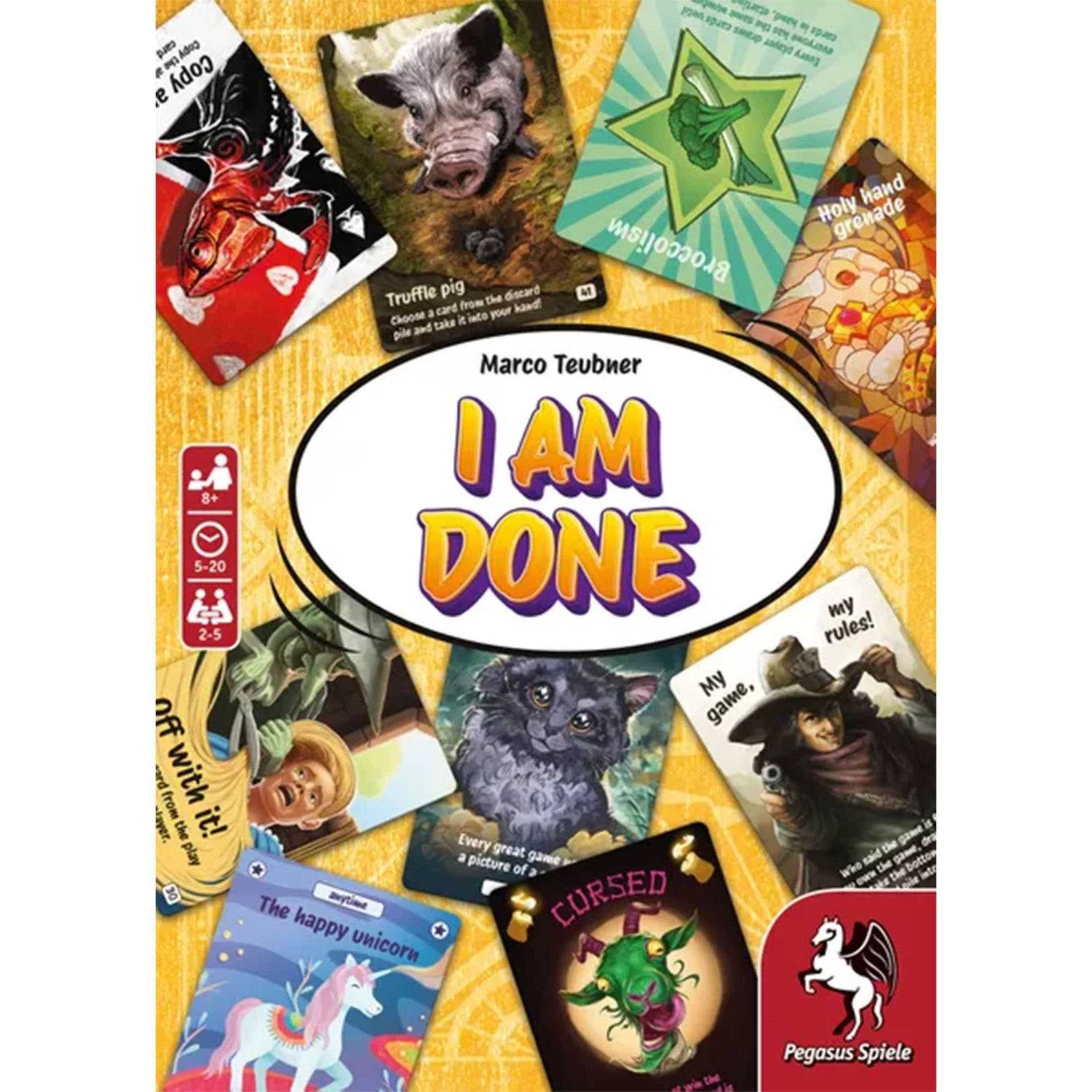 Pegasus Spiele I AM DONE englische Ausgabe