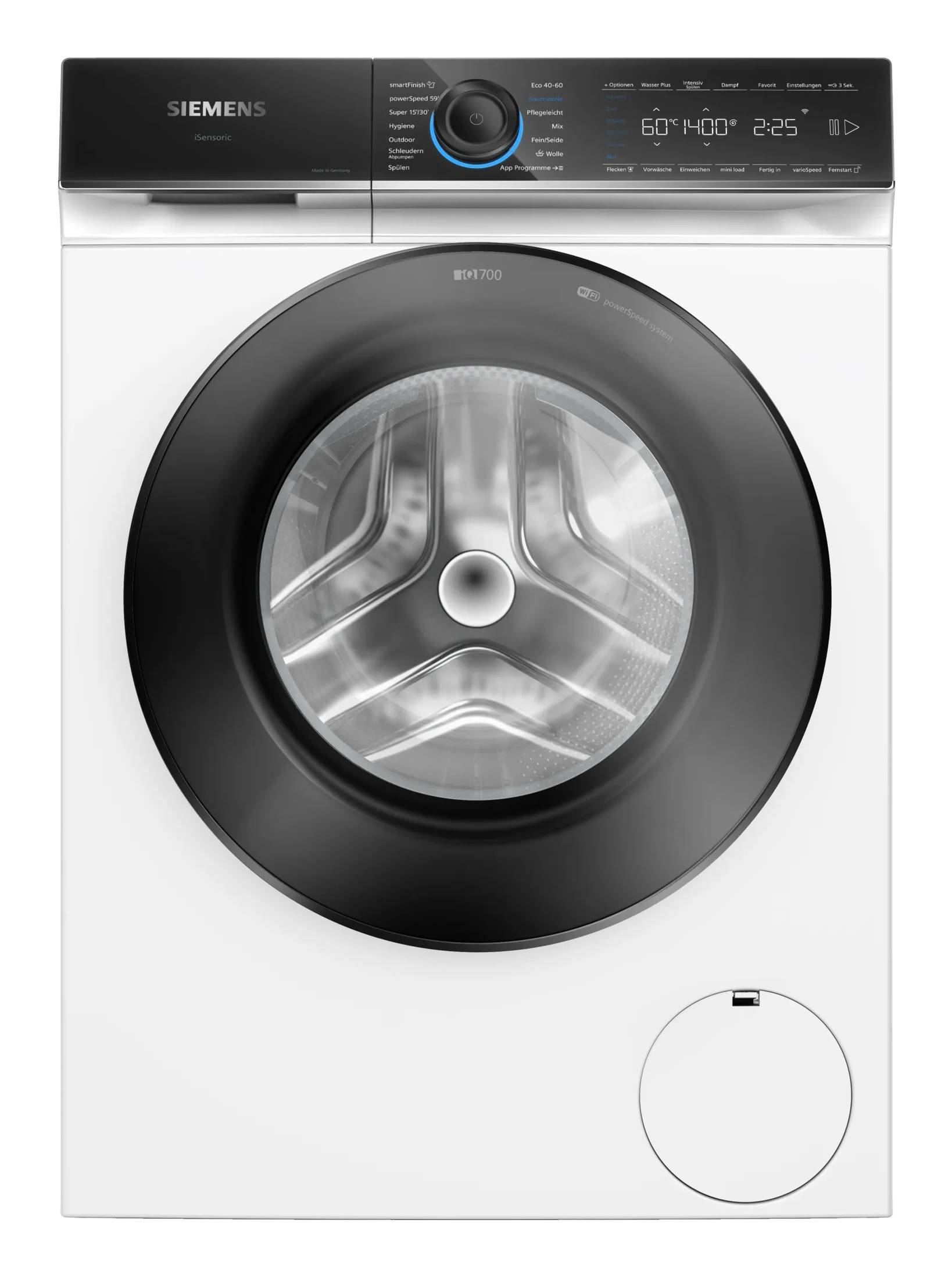 Siemens iQ700 WG44B2071, Frontlader, 9 kg, B, 69 dB, 1400 RPM, A