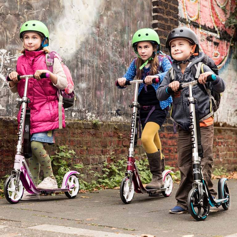 HUDORA Big Wheel 205, Kinder, Klassischer Roller, Beide Geschlechter, Asphalt, 100 kg, 2 Rad/Räder