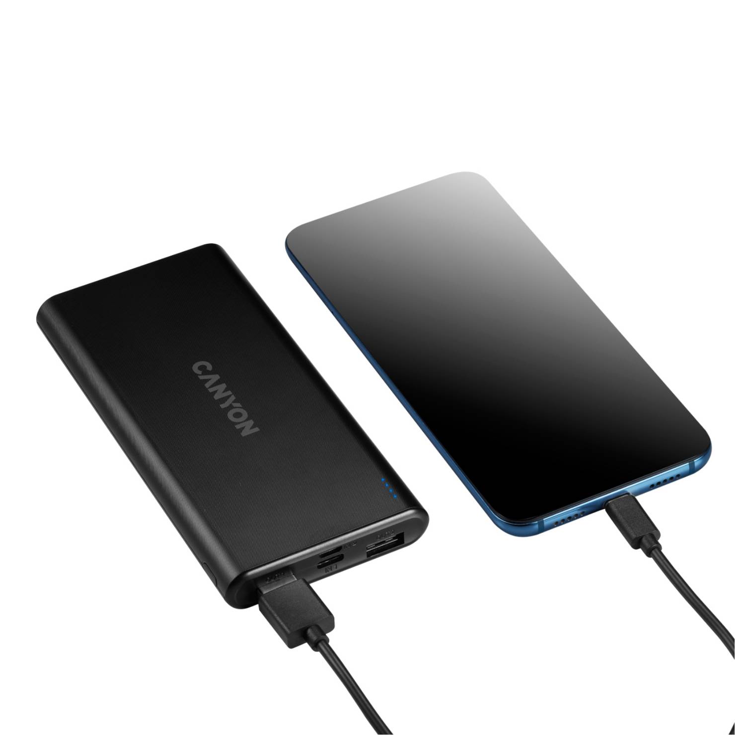 Canyon PB-106 - Powerbank - 10000 mAh - 2.1 A - 2 Ausgabeanschlussstellen (USB)