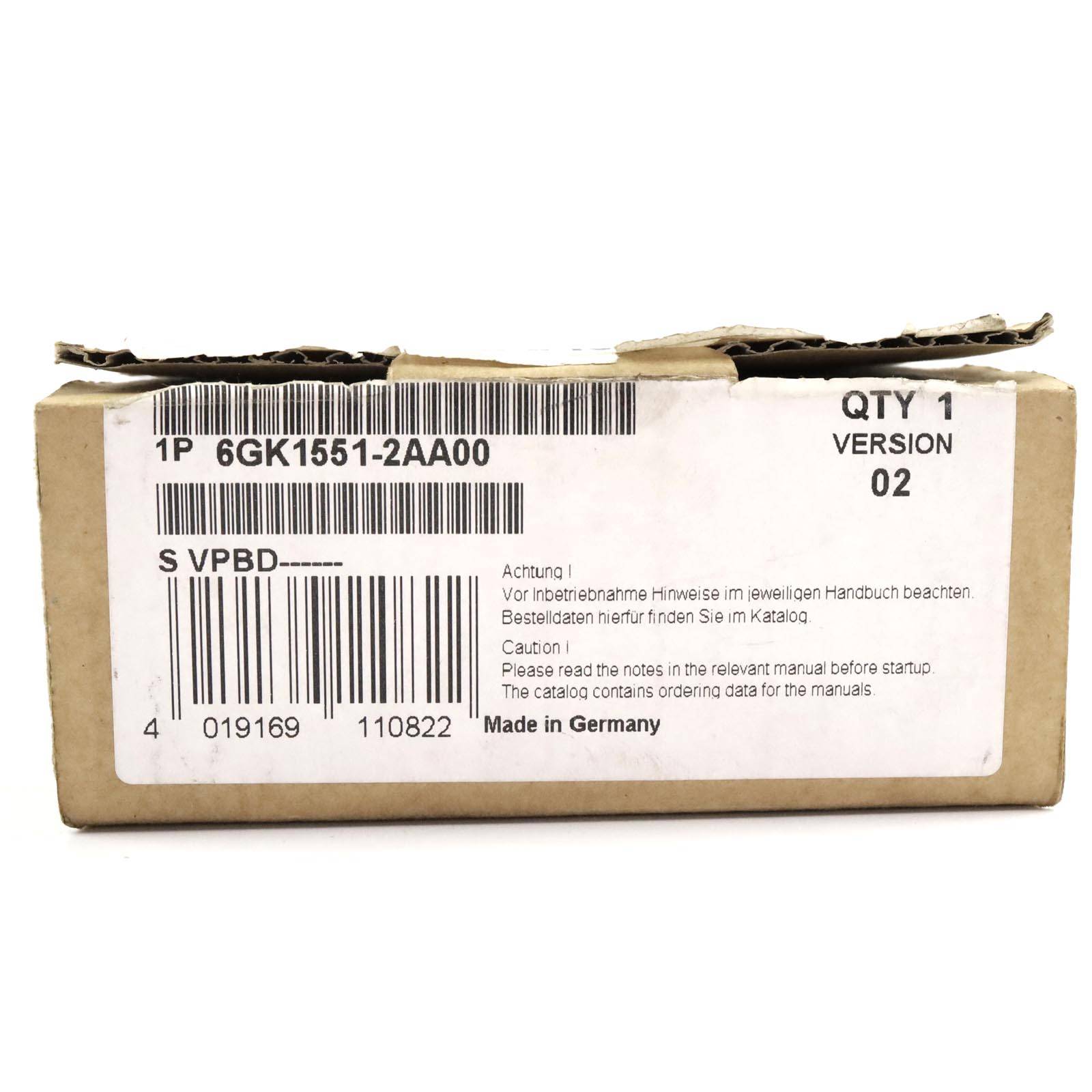 Simatic NET CP5512 PCMCIA 6GK1551-2AA00 OVP