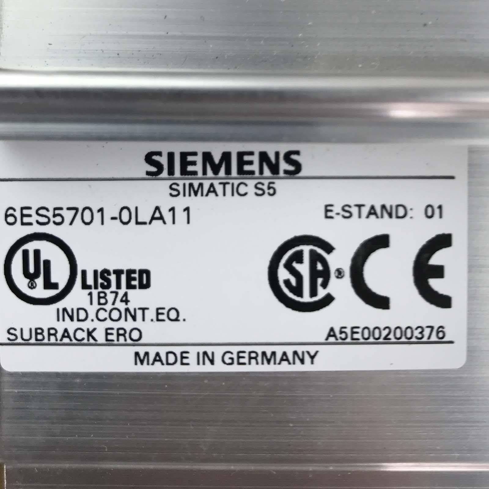 Simatic S5-115U Baugruppenträger 6ES5 701-0LA11 OVP