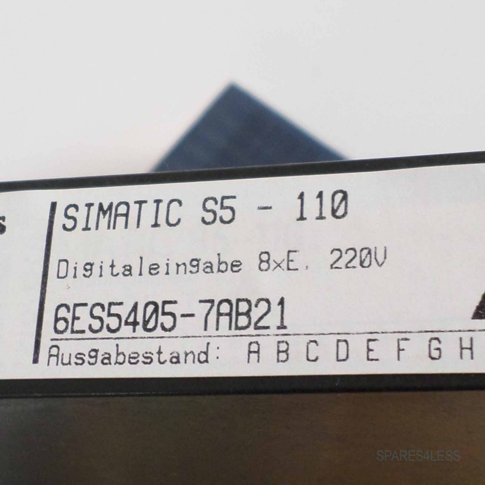 Siemens Digitaleingabe Simatic S5 - 110 (6ES5405-7AB21)