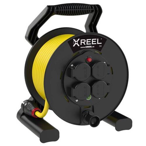 9250156-p PC-E Kabeltrommel XREEL 250 4xSSD 25m IP54 N07V3V3-F 3G1,5 gelb