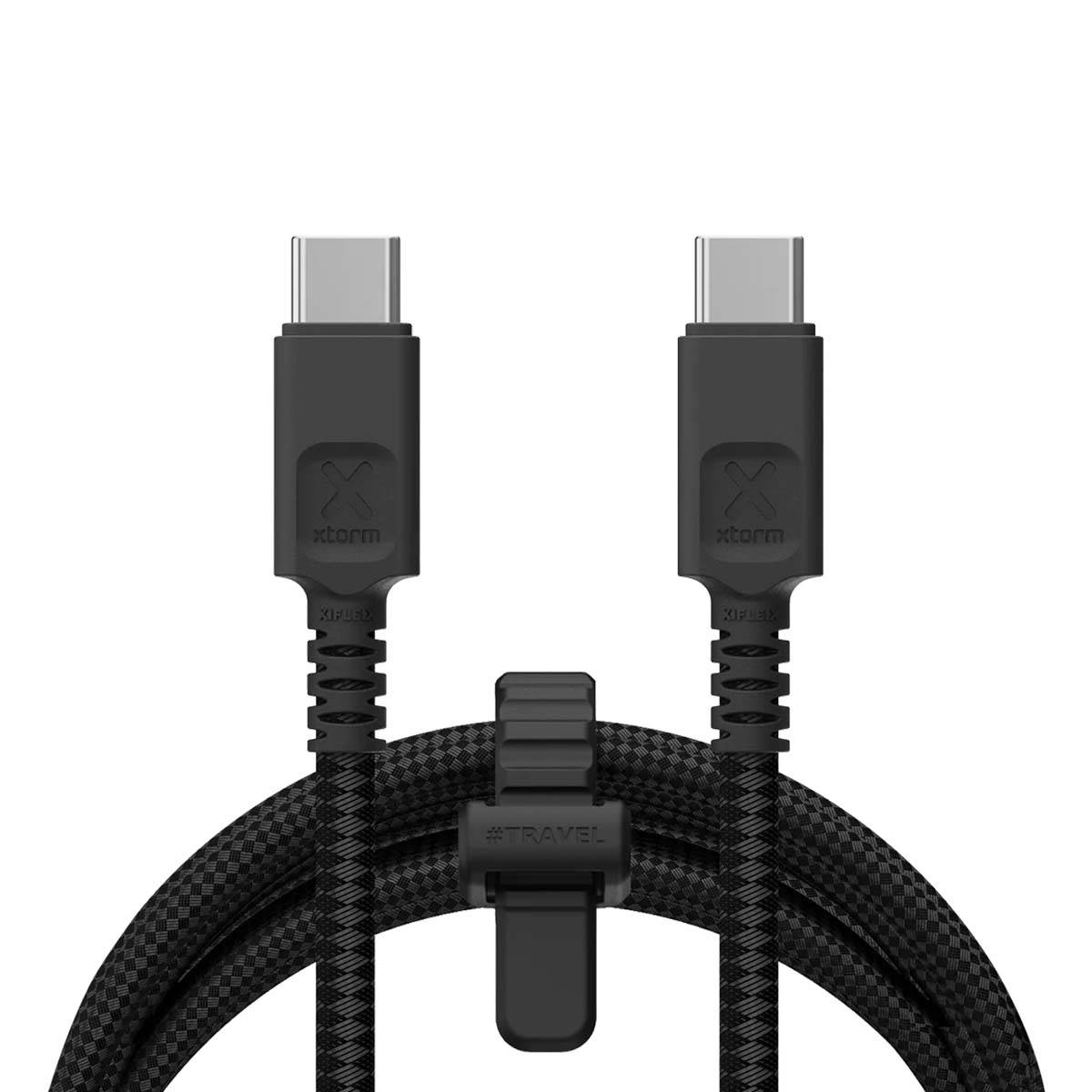 USB-C auf USB-C Kabel 240W NextGen ultra-verstärkt 1,5 m Schwarz