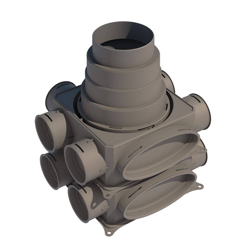 Buderus Logaplus Luftverteilpaket FK170 140x50mm Flachkanalsystem bis 170m2 - 7739619937