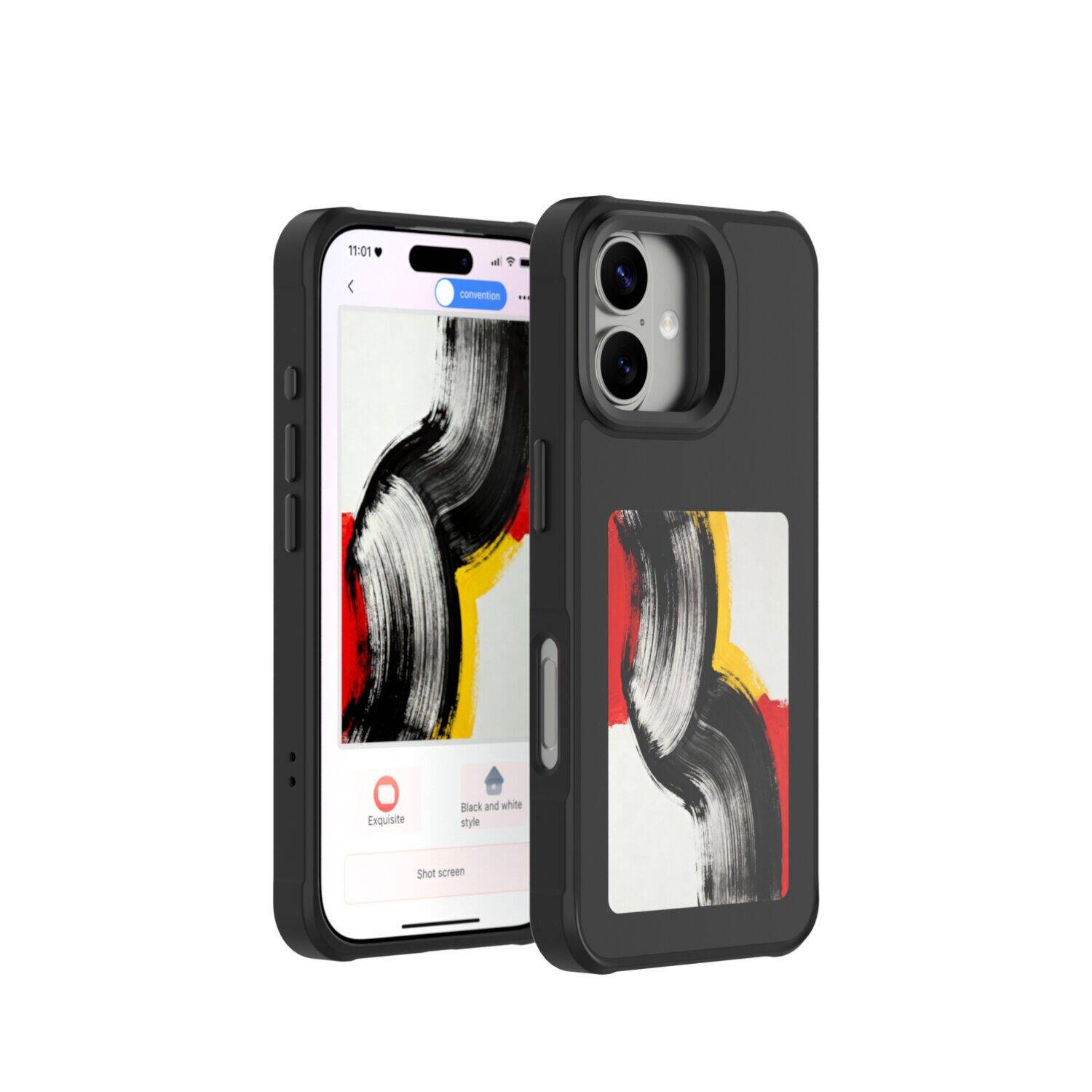 4smarts E-Ink Cover mit NFC-Display für iPhone 17, Qi2 ready 541787