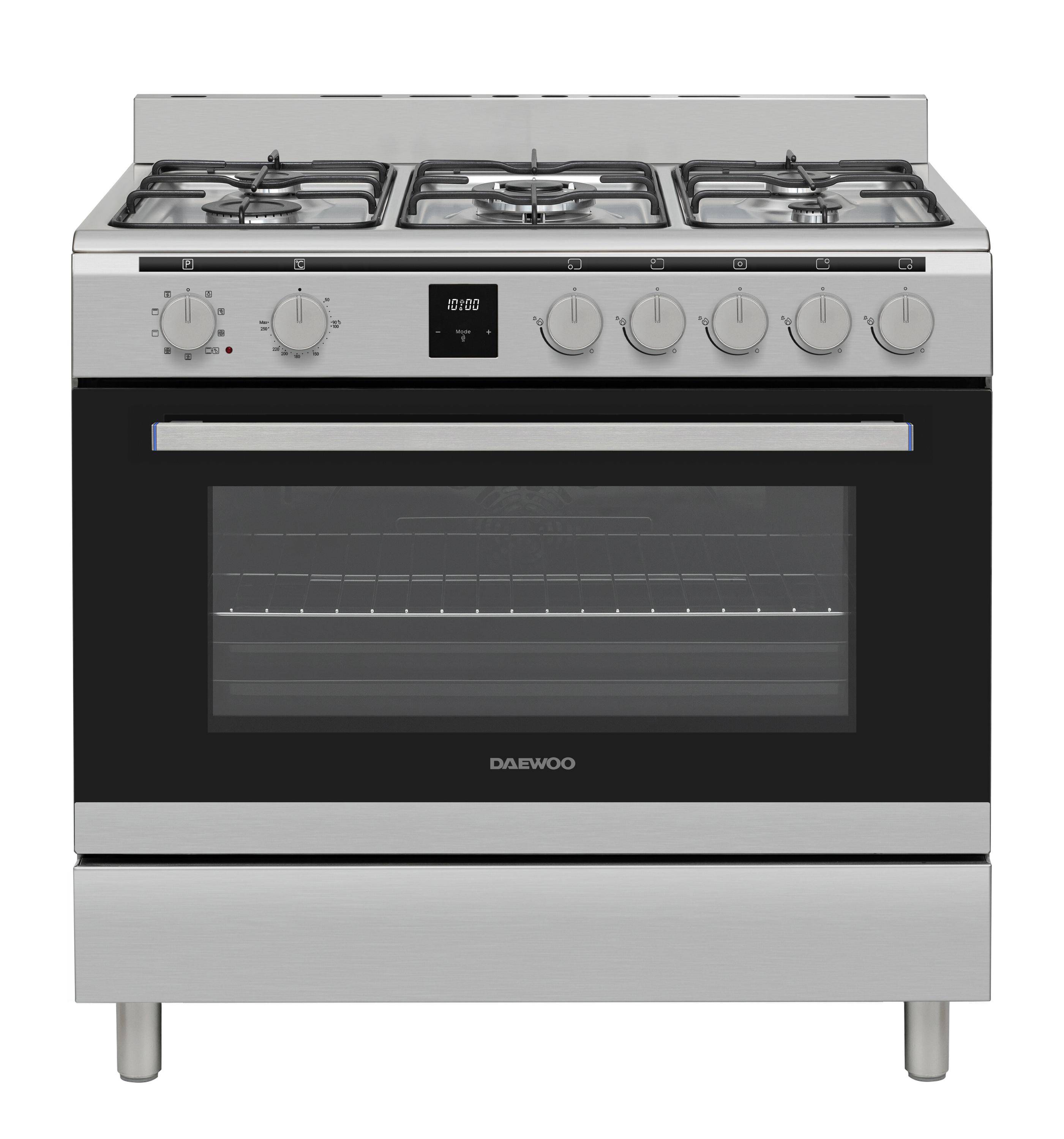 Vestel DE Gasherd 90cm,5Flammen F96CGDTH19INM Energieeffizienzklasse=A Ober-/Unterhitze=ja 230 V