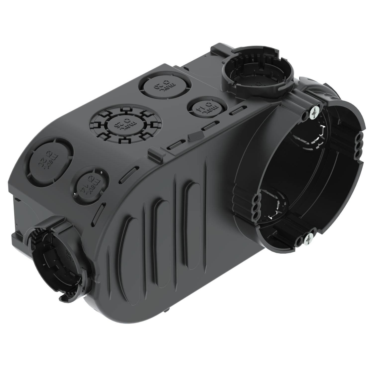 OBO Bettermann Vertr Elektronikdose UP mit Geräteschrauben UE 66 60 mm, 148 76 mm