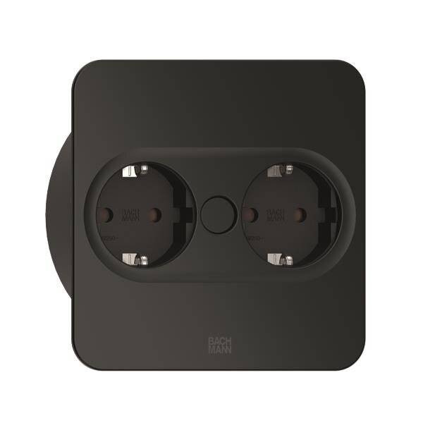 BACHMANN TWIST2 2xCEE7/3 2,0m AEH RAL9005 30GE eckig