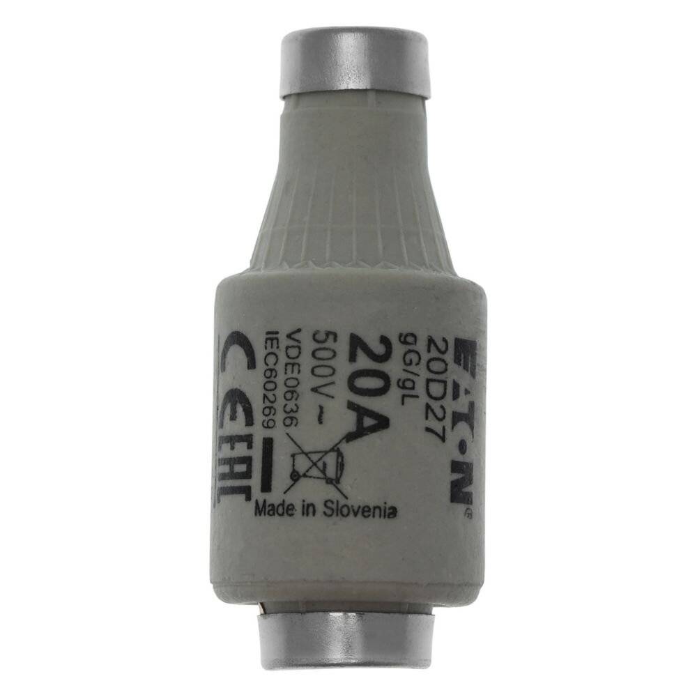 Eaton Diazed-Sicherung DII, 20A, E27, 500V AC, gL/gG, träge, 1 Stk.
