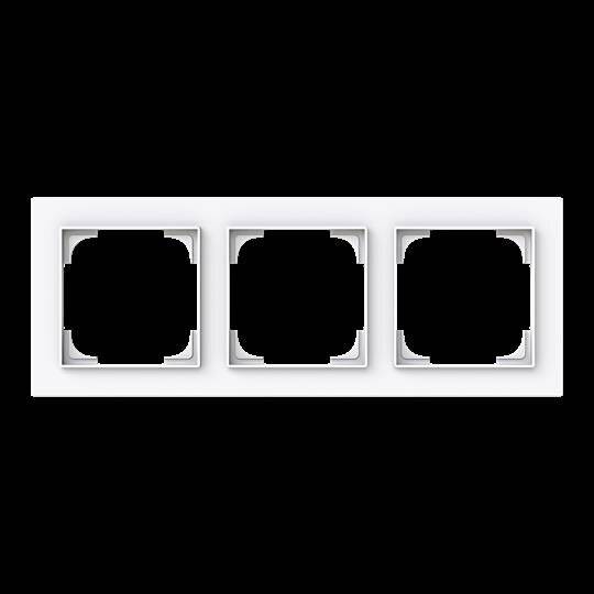 BUSCH JAEGER BJ 1723-44G Abdeckrahmen 3-fach