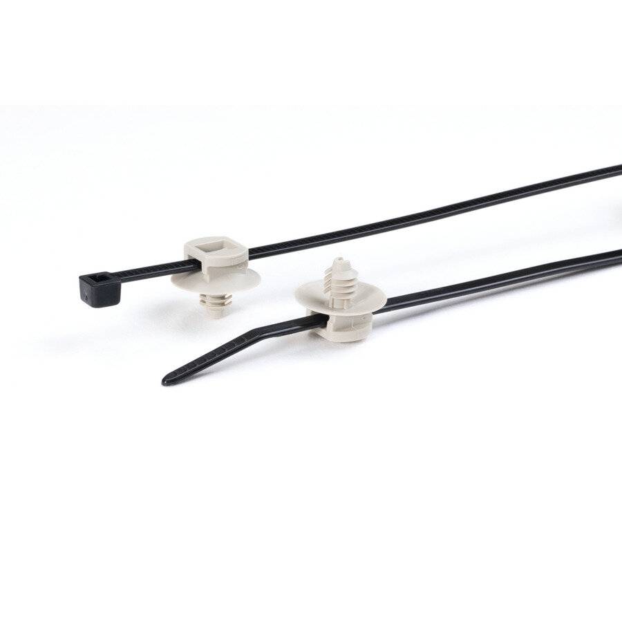 Hellermann T30RFT5-PA66HS-BK/GY (500) Kabelbinder 150x3,5mm 150-55940 (Inhalt 500 Stück)