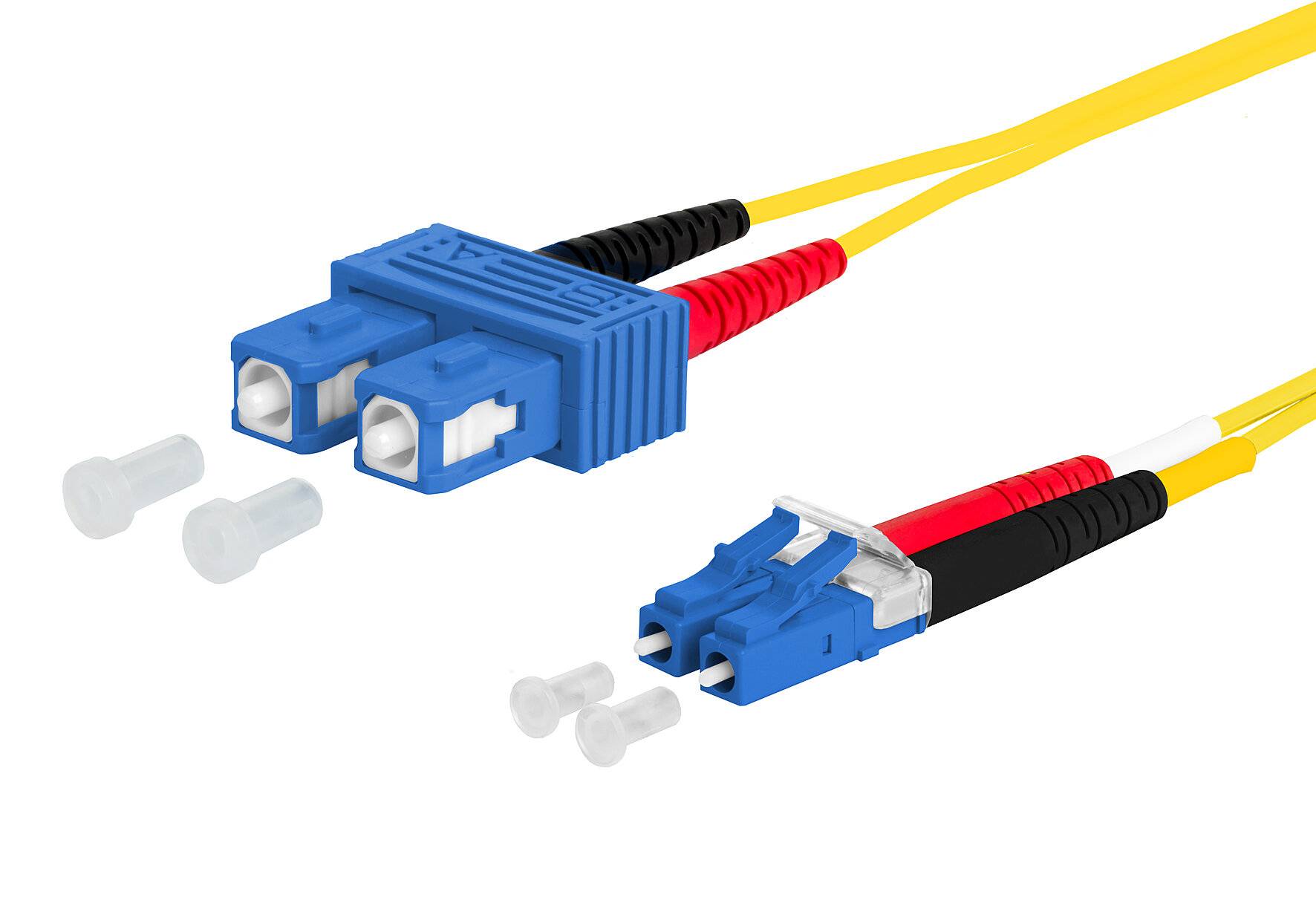 Metz Connect OpDAT Patchkabel, SC-D/LC-D OS2, 2m