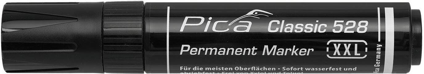 PICA - Permanentmarker 4-12mm Keilspitze schwarz
