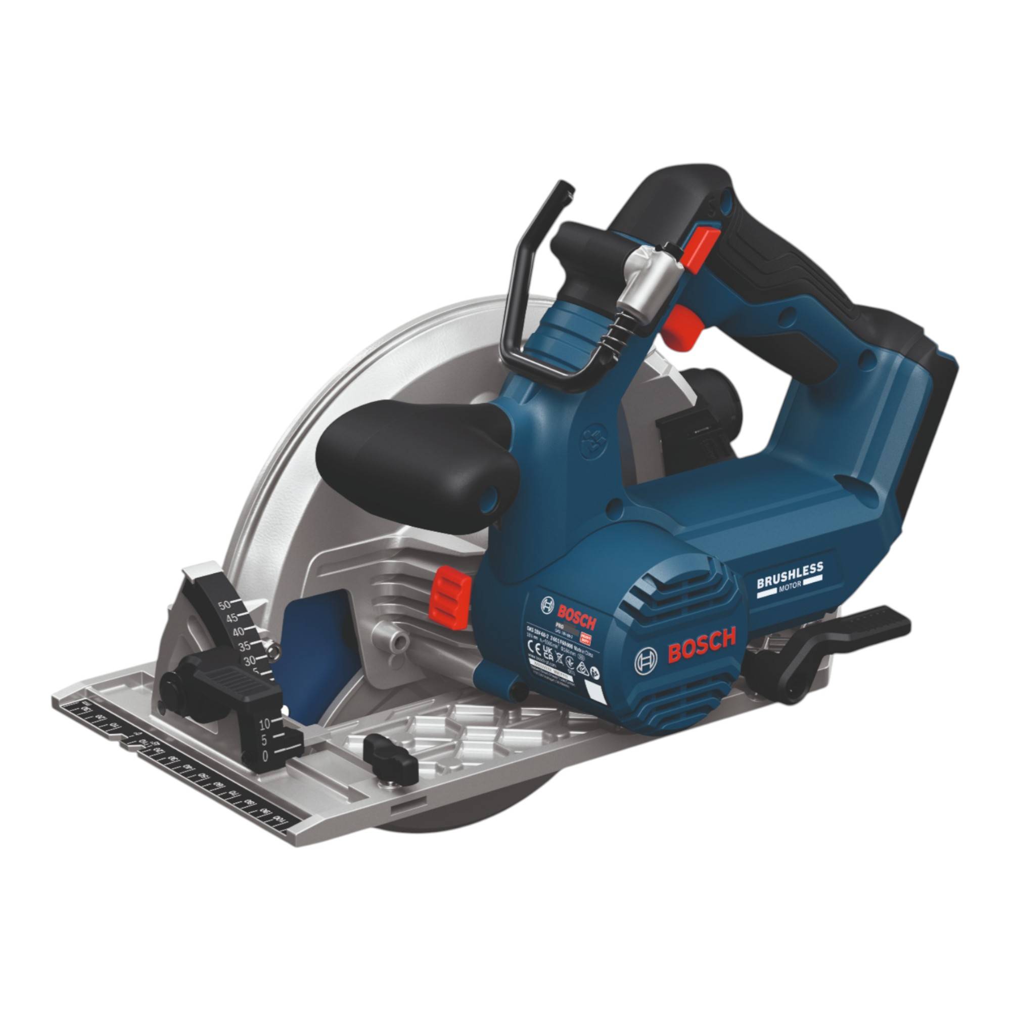 Bosch Professional Bosch Akku-Kreissäge GKS 18V-68-2, incl. Sägeblatt, Anschlag, L-BOXX