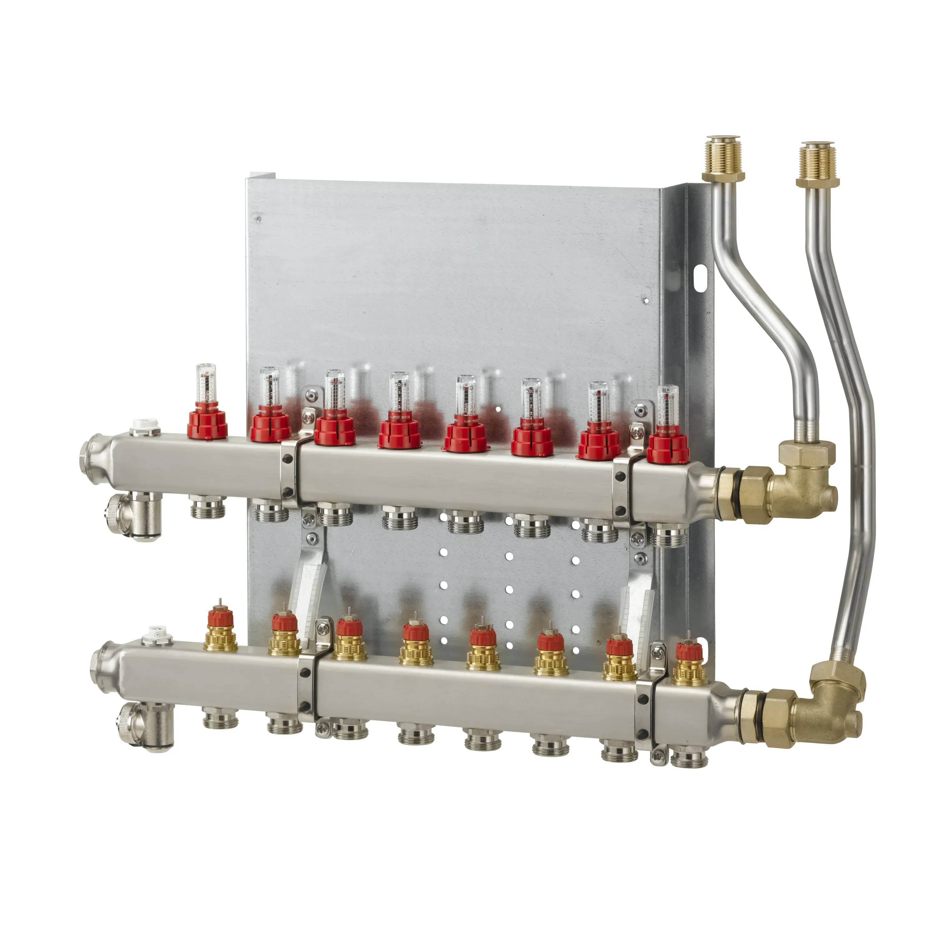 Danfoss Heizkreisverteiler Typ SG mit 8 Heizkreisen