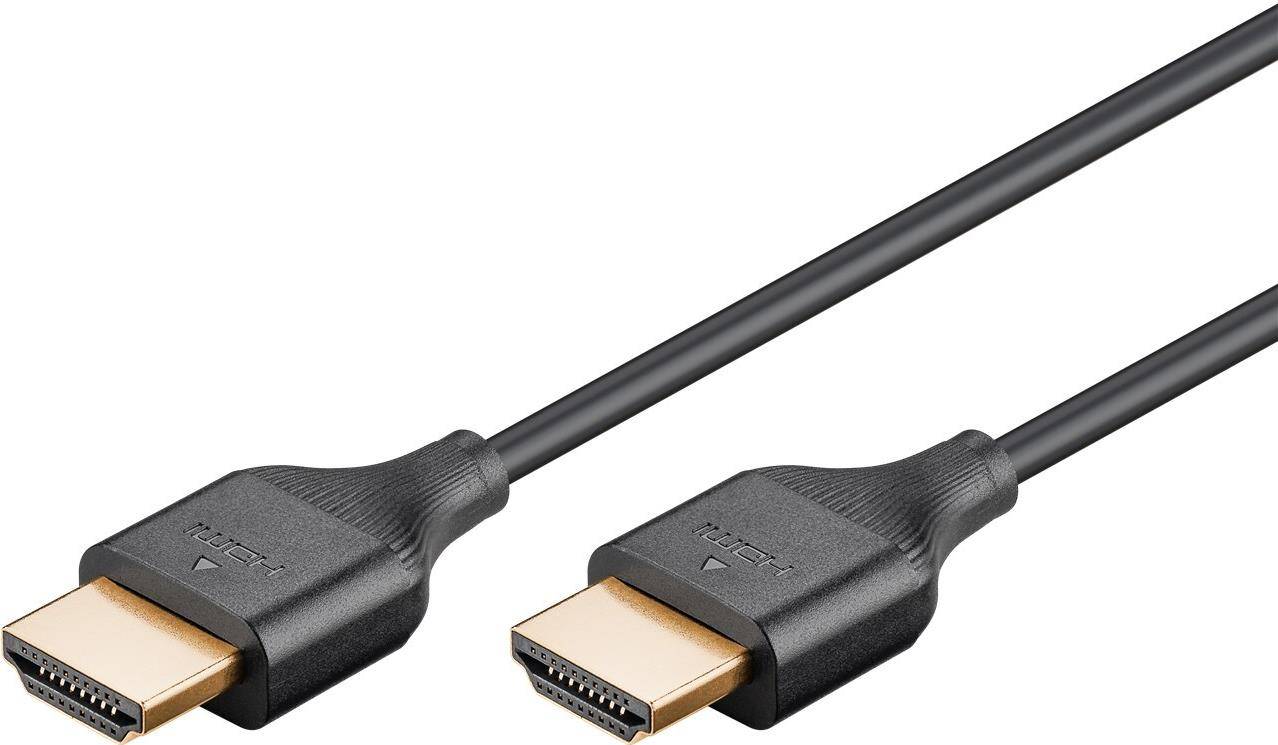 Goobay Slim Ultra High-Speed HDMI -Kabel mit Ethernet - 8K/60Hz - Kabel - Digita
