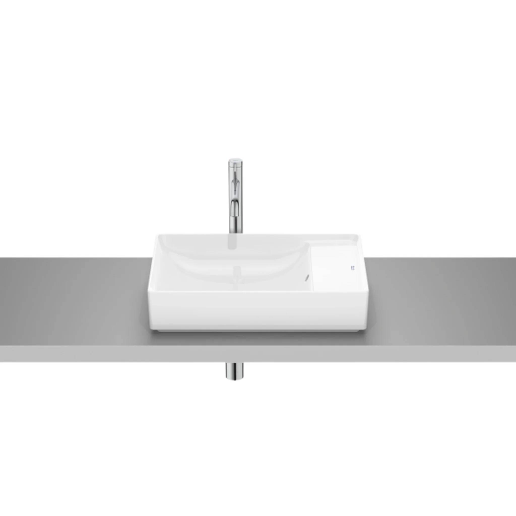 Laufen Roca Ona, WT-Schale, rechteckig, ohne Hahnloch, Abl. re., 550x345, weiß, 1 Stk.