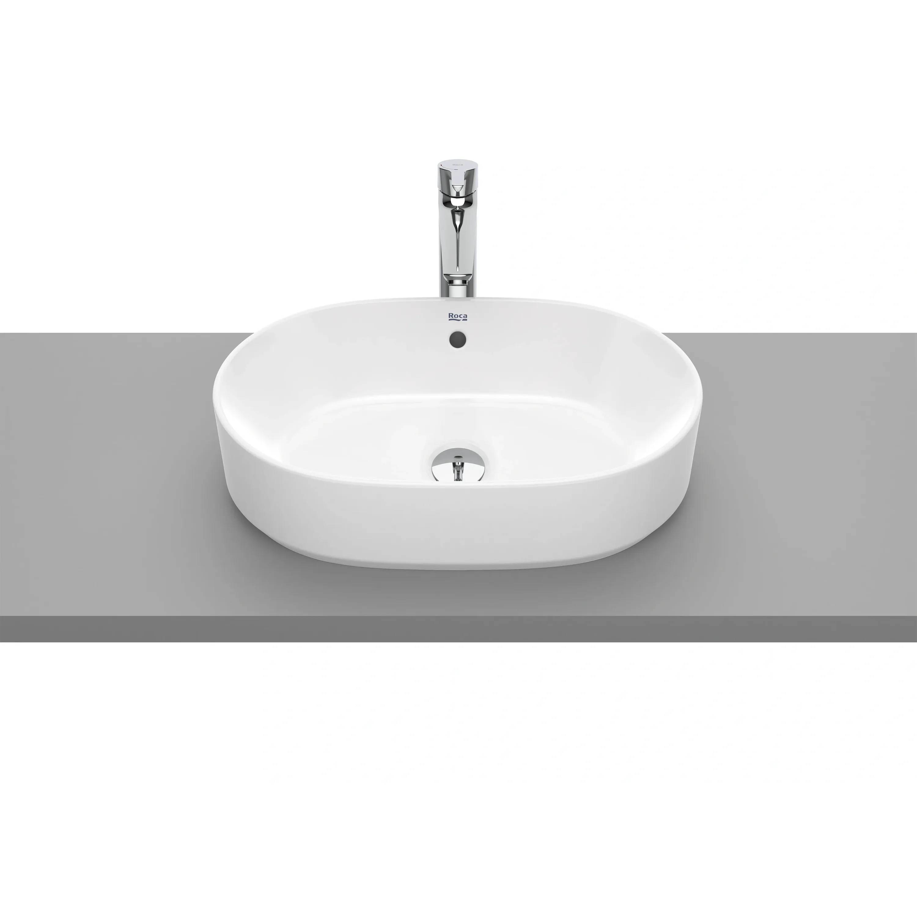 Laufen Roca The Gap Aufsatz WT oval, ohne Hahnloch, 550x390, weiß, 1 Stk.