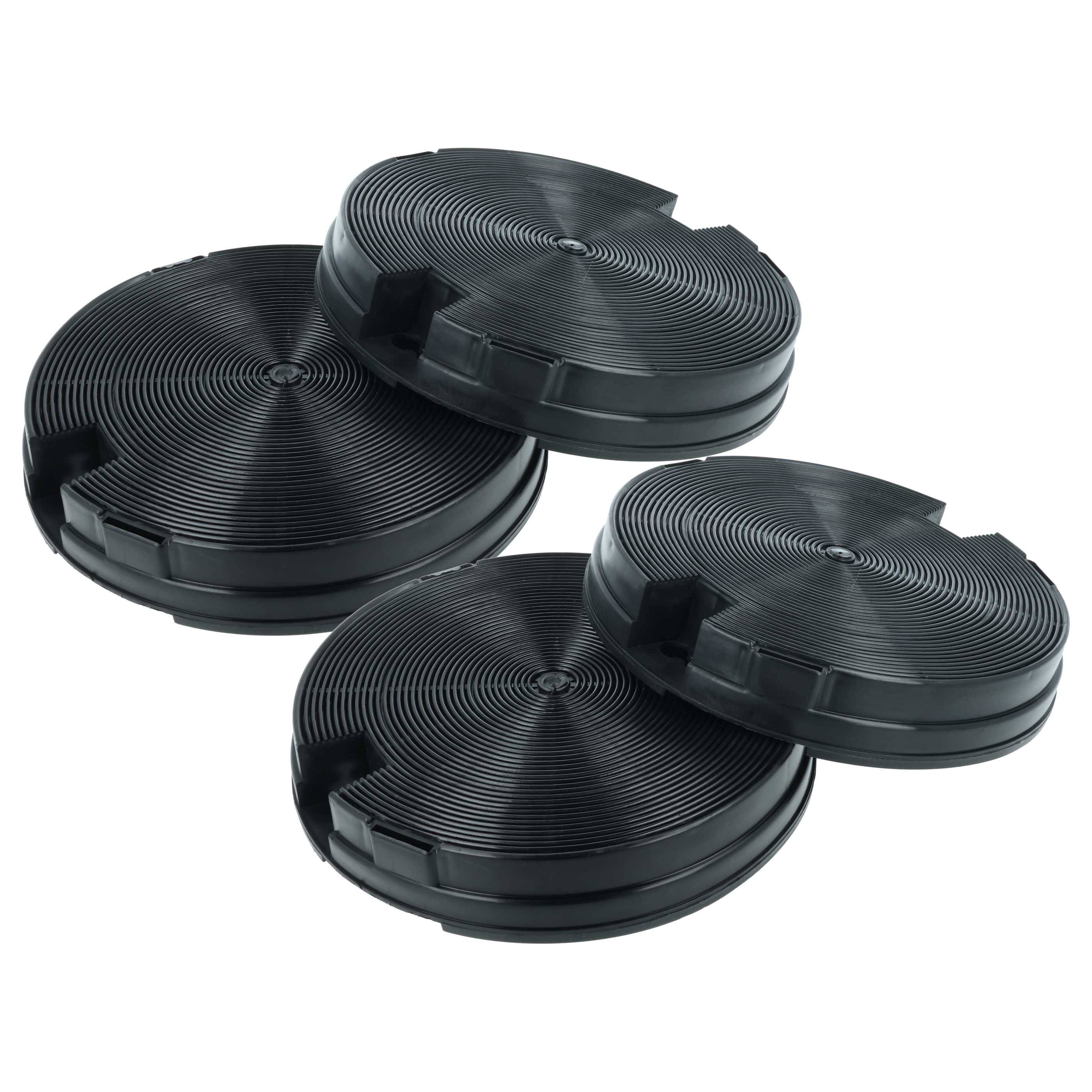 vhbw 4x Aktivkohlefilter kompatibel mit Whirlpool 857865115900, 857865115010, 857865136000, 857865115910