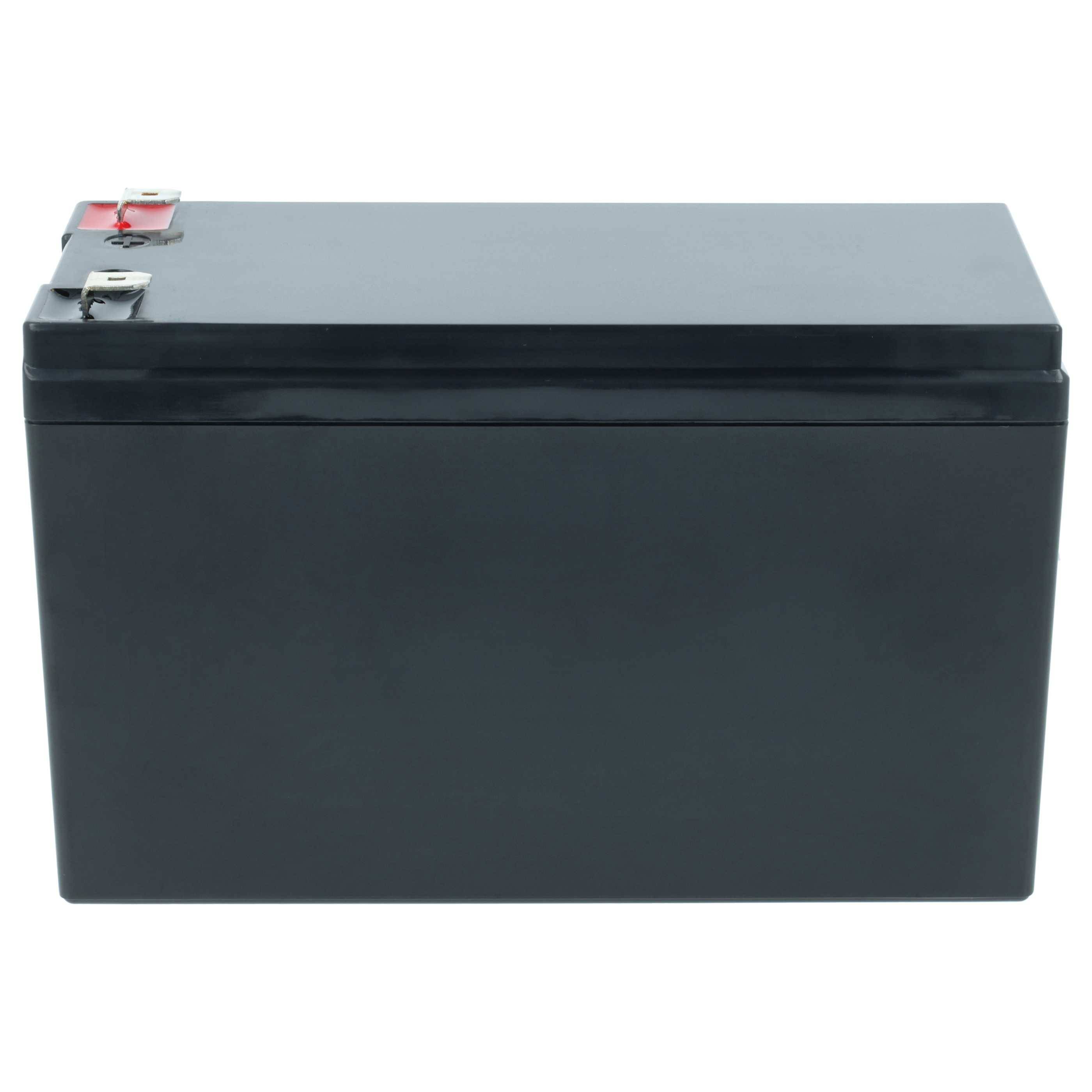 vhbw 4x Akku Bordbatterie für Wohnwagen, Boot, Camping, Wohnmobil (6 Ah, 12,8 V, LiFePO4), rechteckig
