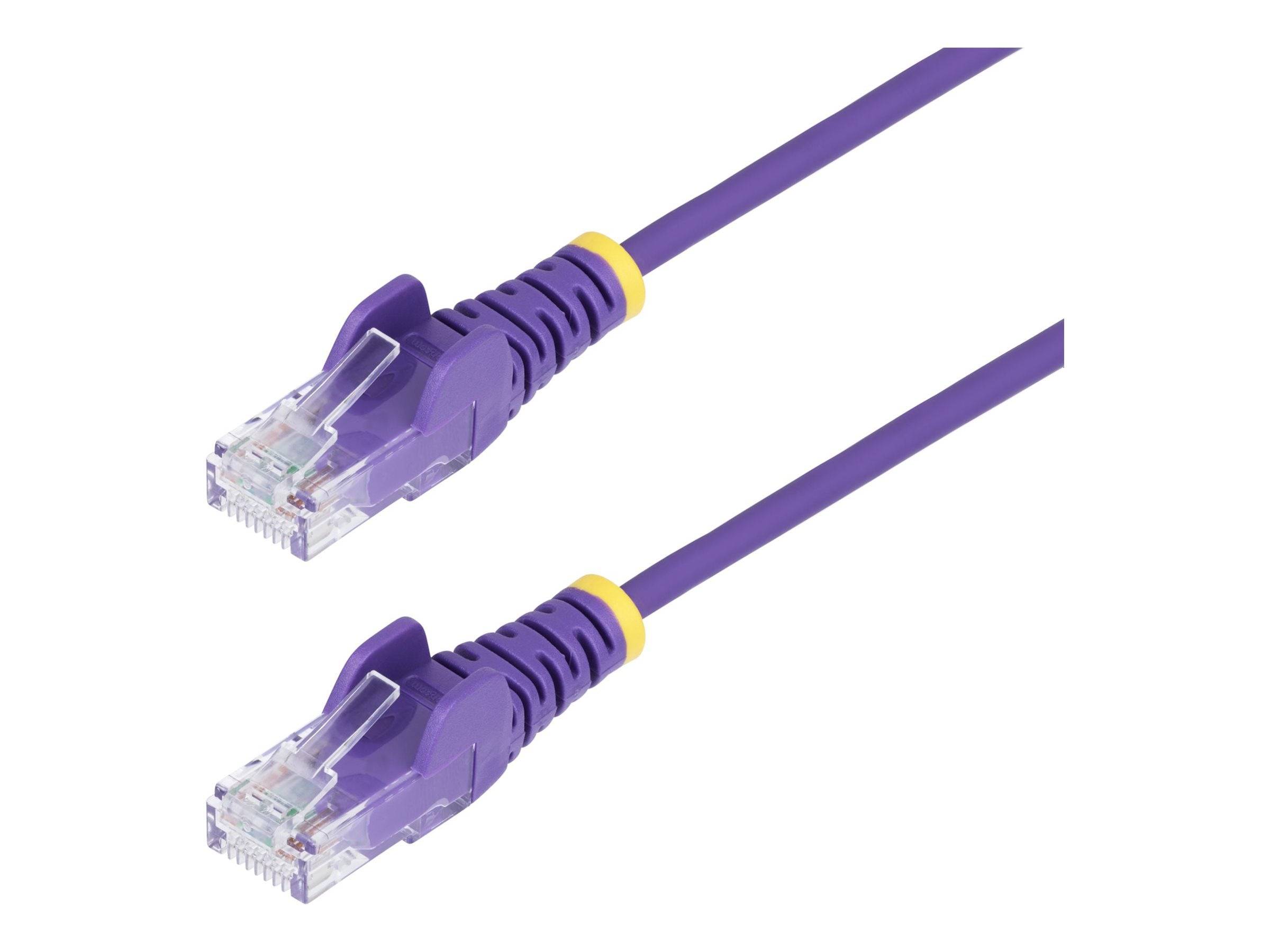 STARTECH 25cm Lila Slim CAT6-Kabel Netzwerk & Smart Home Netzwerk-Zubehör Netzwerk- und DAC-Kabel