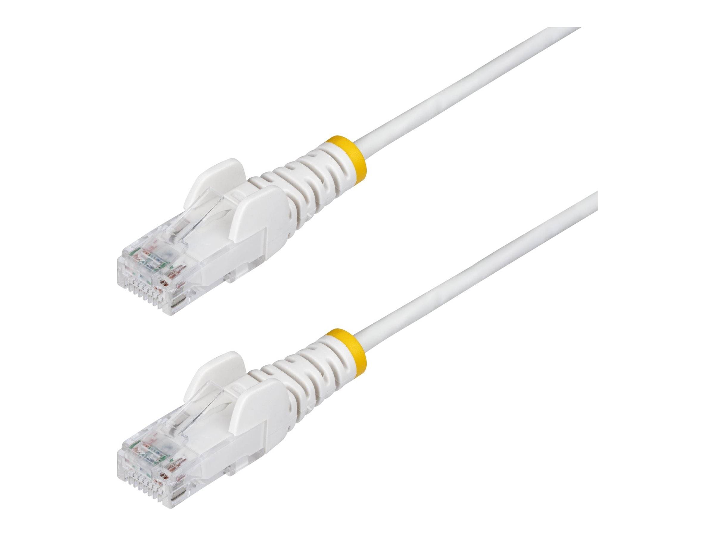 StarTech.com White Slim Cat6 Ethernet Cable - Kabel - Netzwerk