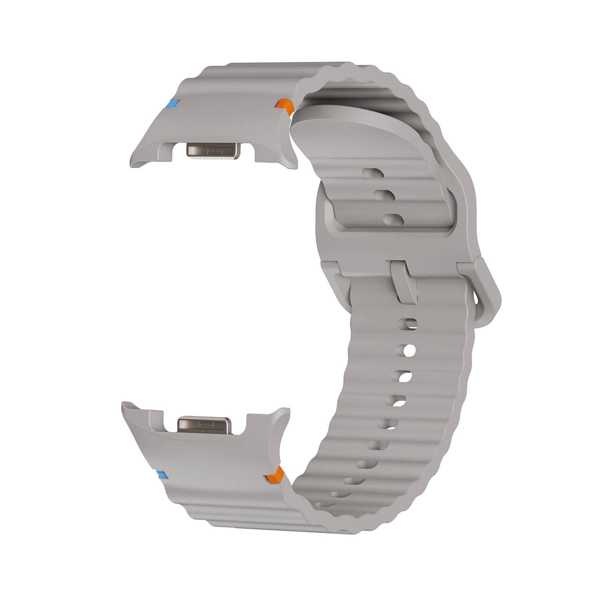 Silikon Armband für Samsung Galaxy Watch 9 / 8 / 8 Classic Wellenstruktur