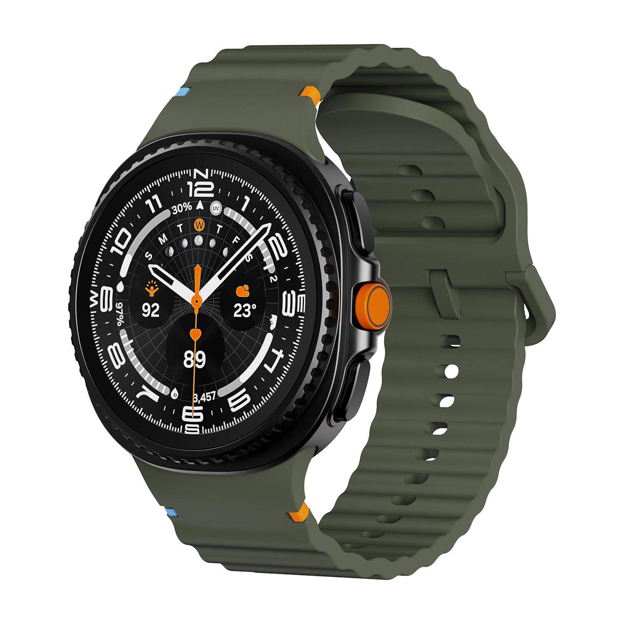 Silikon Armband für Samsung Galaxy Watch 9 / 8 / 8 Classic Wellenstruktur