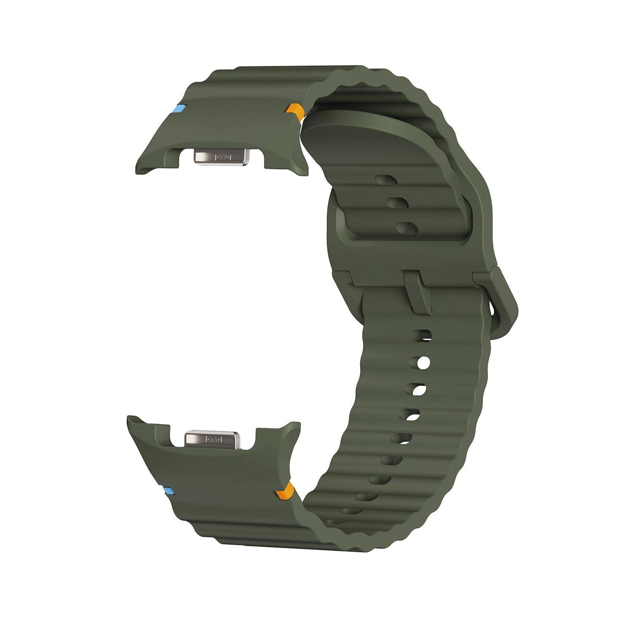 Silikon Armband für Samsung Galaxy Watch 9 / 8 / 8 Classic Wellenstruktur
