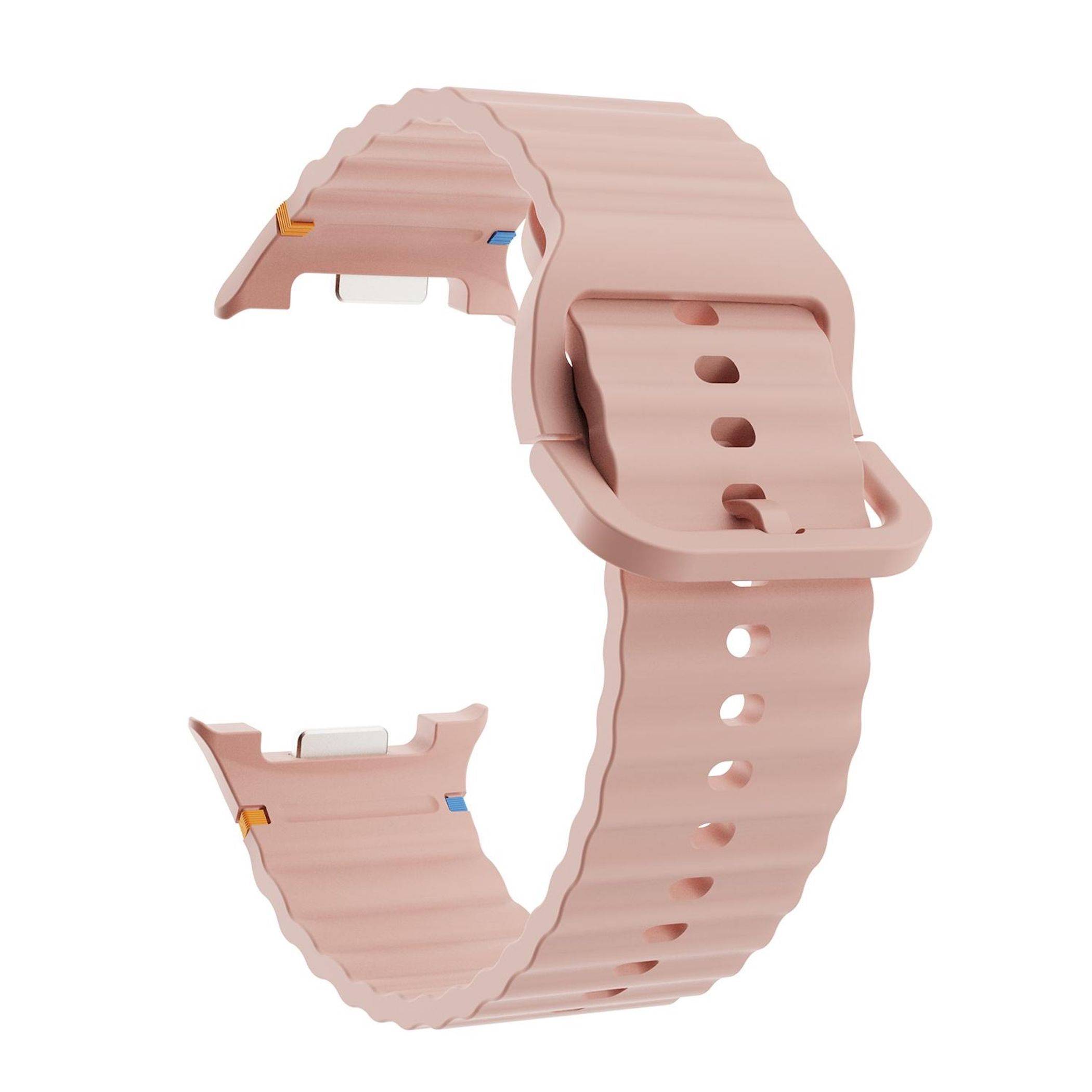 Silikon Armband für Samsung Galaxy Watch 9 / 8 / 8 Classic Wellenstruktur