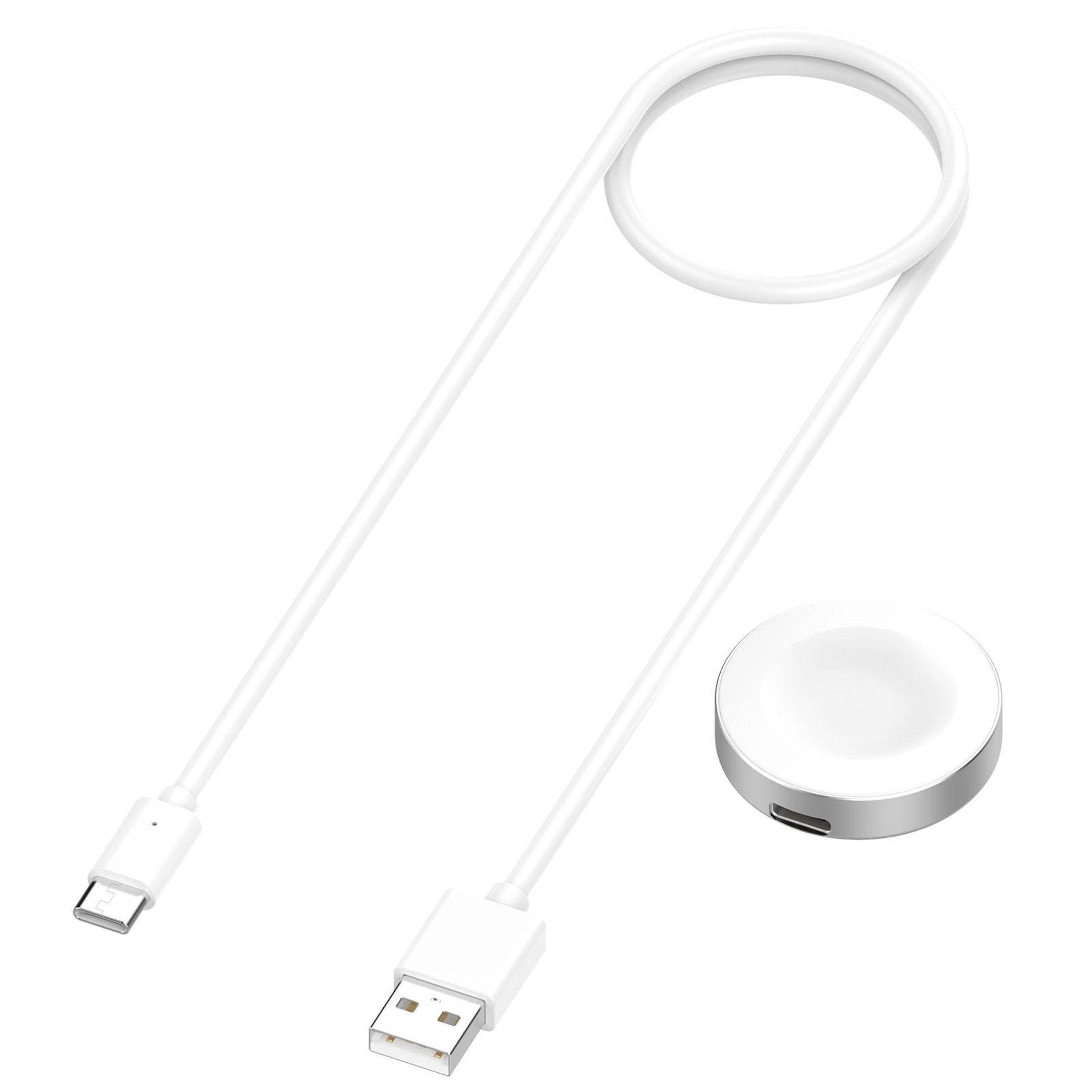 Magnet Ladekabel für Huawei Watch GT 6 / GT 6 Pro 1m Split Basis Weiß