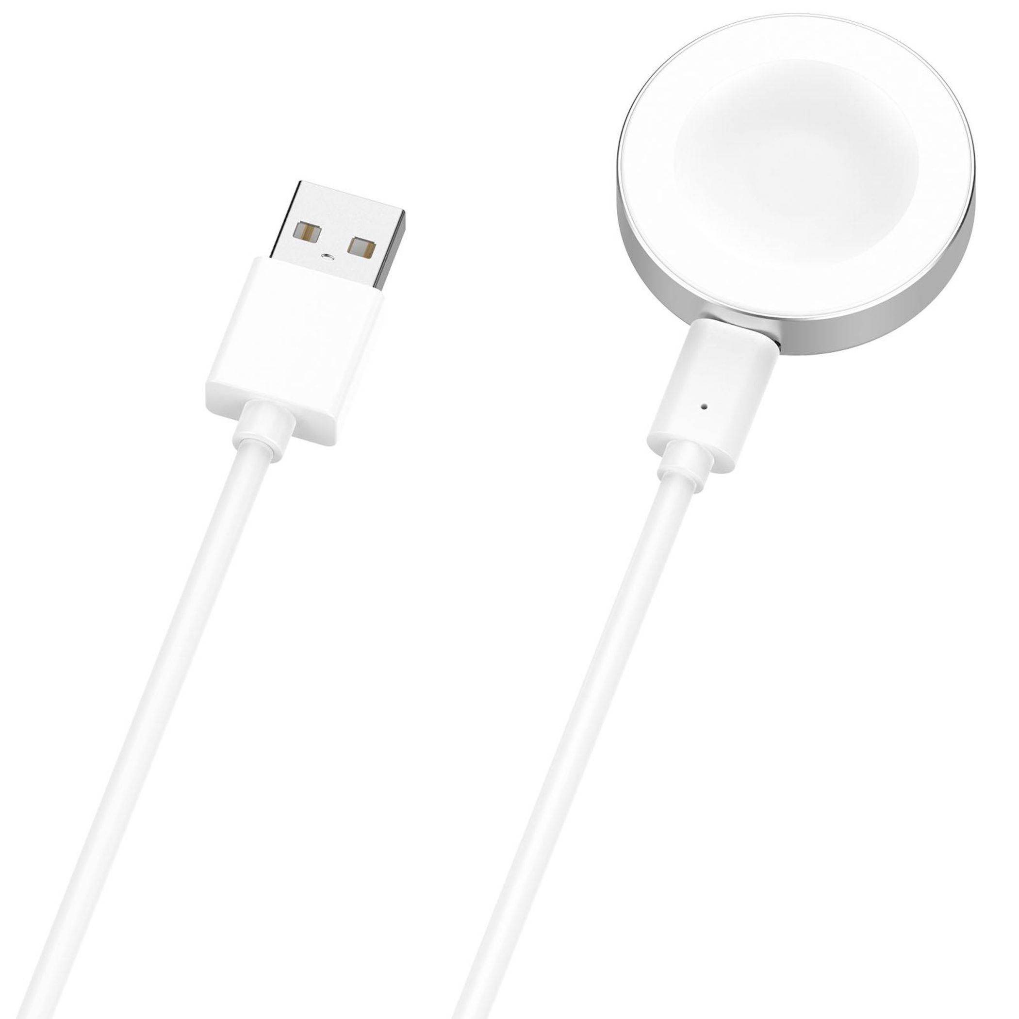 Magnet Ladekabel für Huawei Watch GT 6 / GT 6 Pro 1m Split Basis Weiß