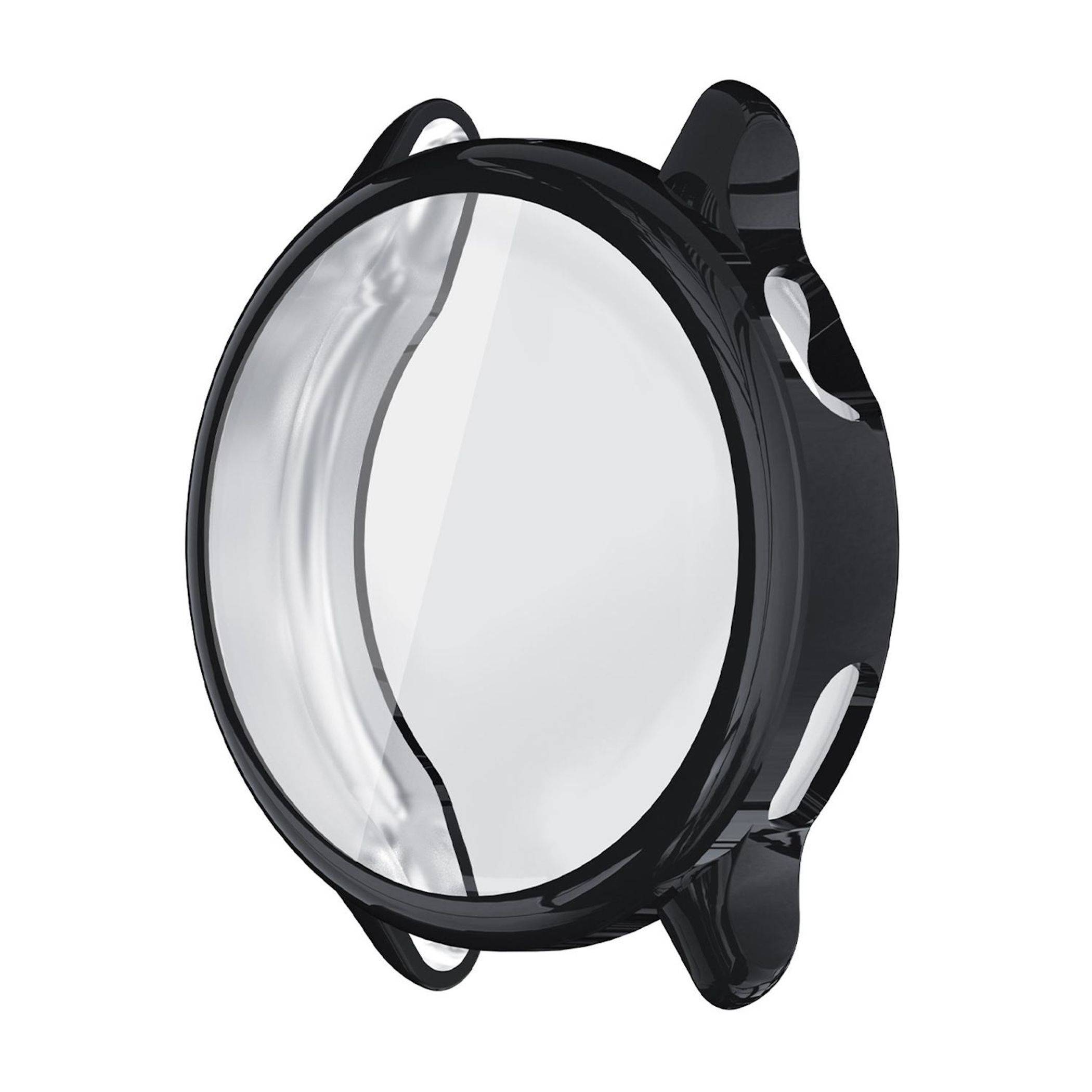 Für Garmin Vivoactive 6 Electroplated Full Cover TPU Schutz Hülle Schwarz