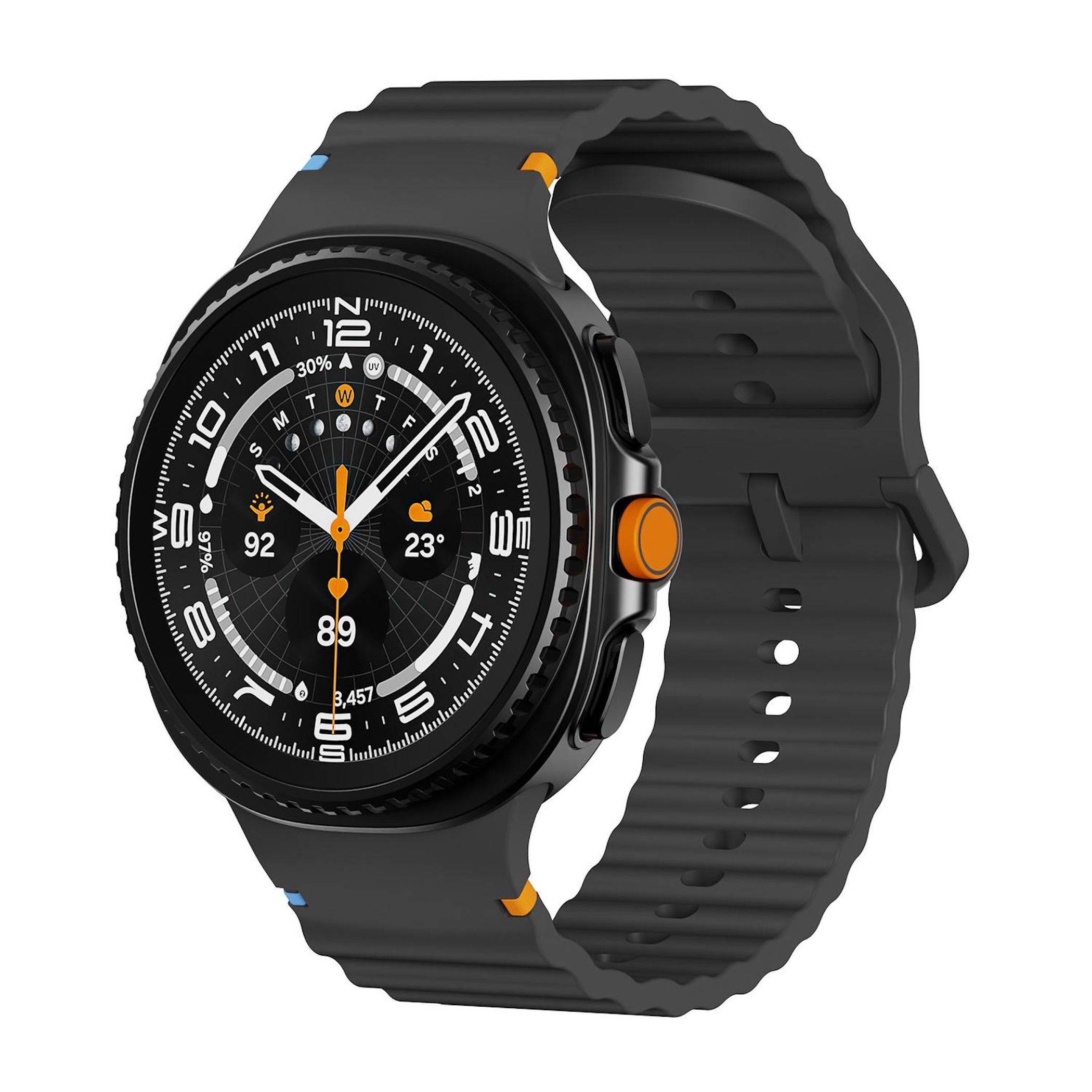 Silikon Armband für Samsung Galaxy Watch 9 / 8 / 8 Classic Wellenstruktur