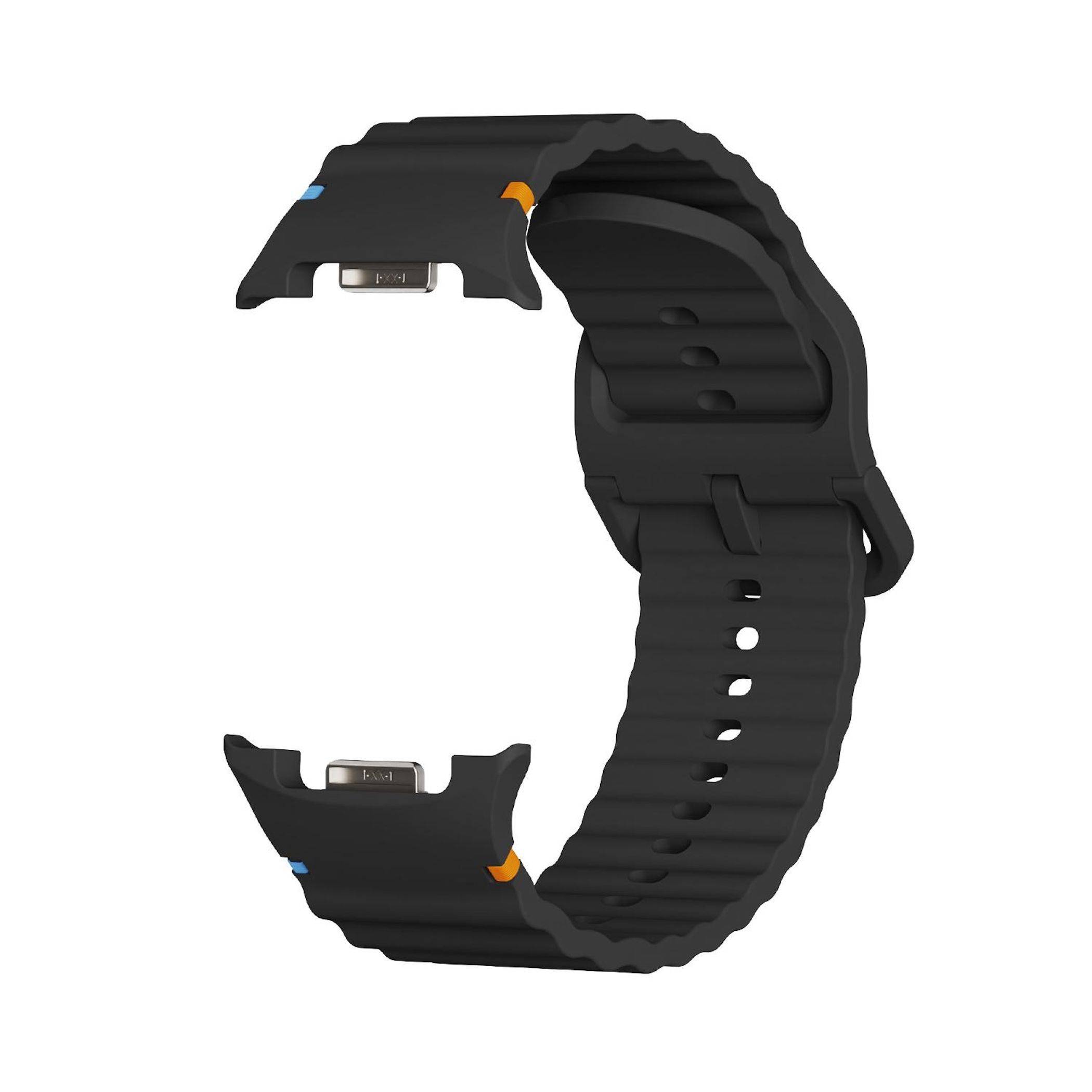 Silikon Armband für Samsung Galaxy Watch 9 / 8 / 8 Classic Wellenstruktur