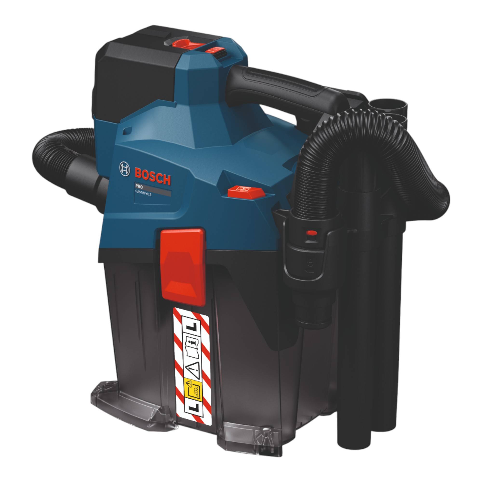 Bosch GAS 18V-6L S Akku Staubsauger 18 V 6 l Staubklasse L ( 06019K2100 ) Solo - ohne Akku, ohne Ladegerät