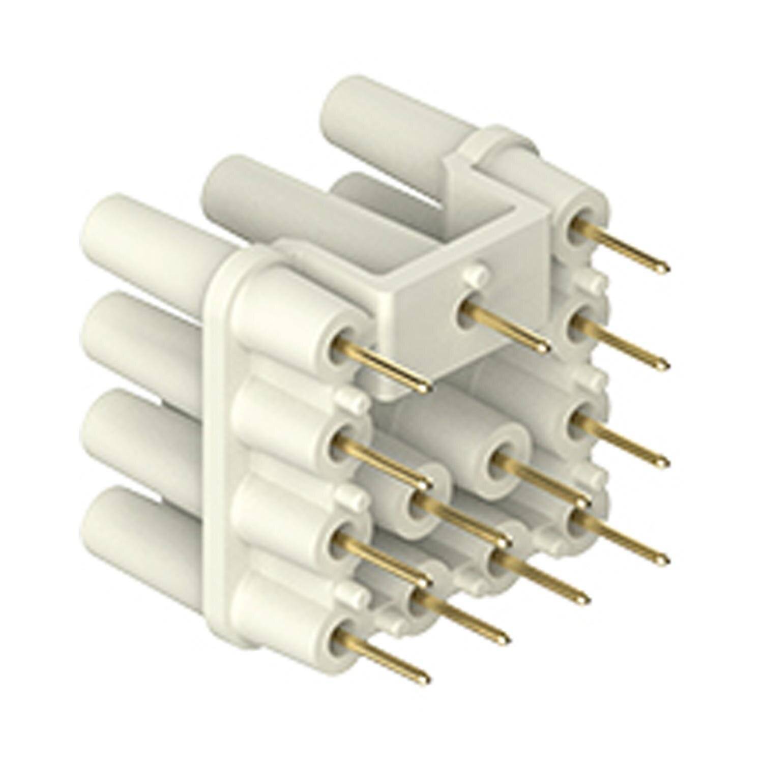 CIF Q12 2.4 ILME Adapter PCB, 12P+GND, 7,5A, 250V, für PCB-Stärken bis 2,4mm - 1 Stück