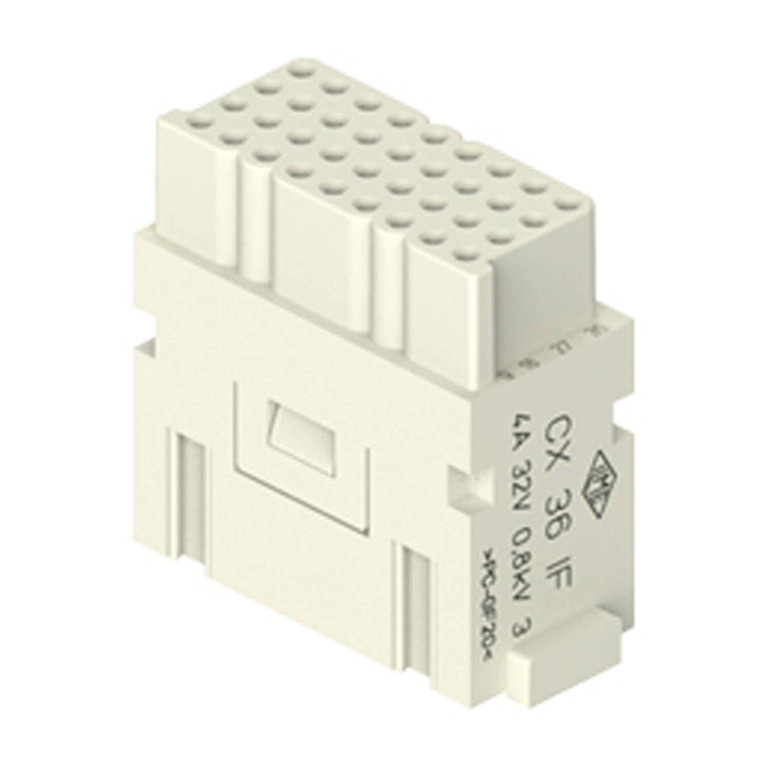 CX 36 IF ILME Buchseneinsatz, MIXO, 1ME, 36P, Crimpanschluss, 4A, 32V - 1 Stück