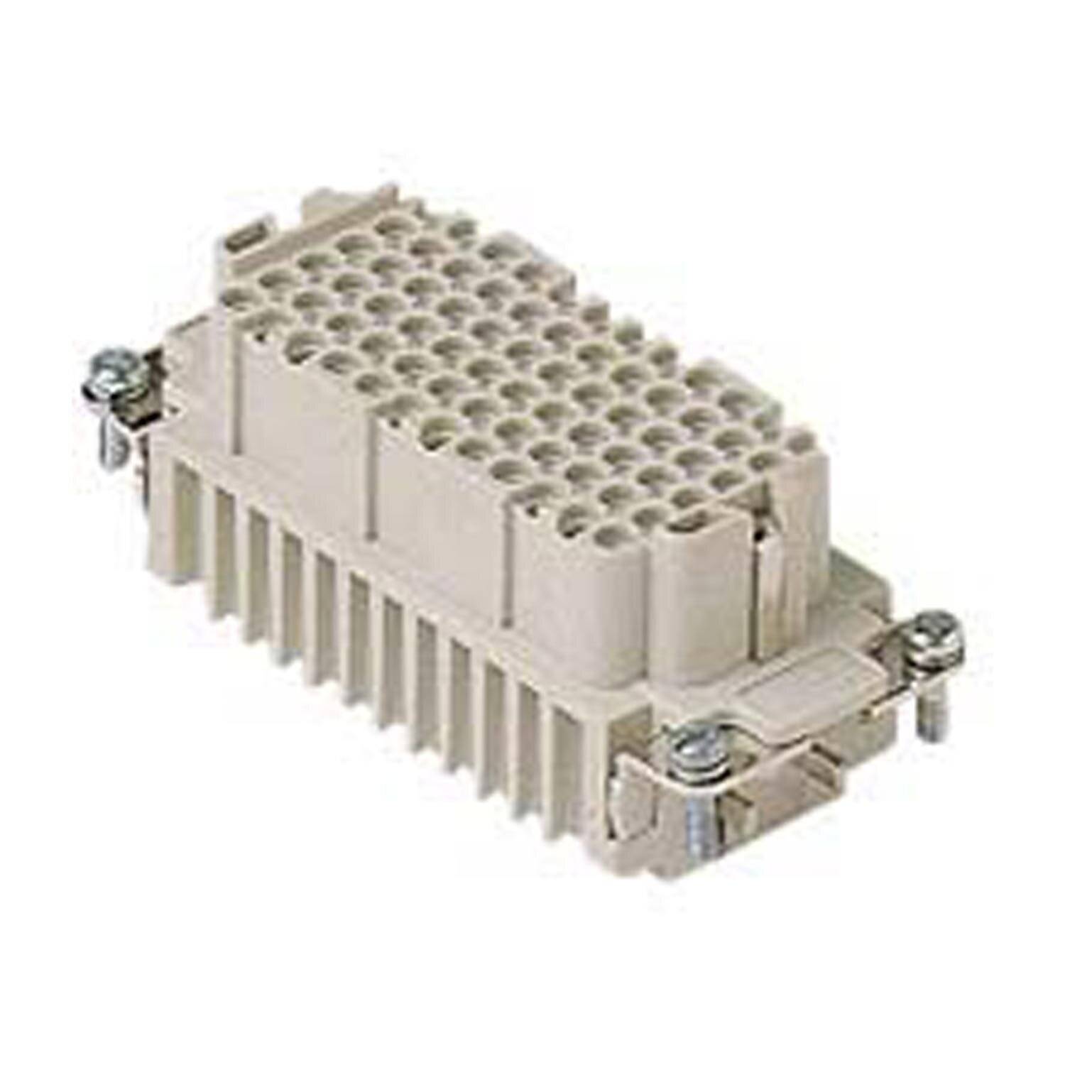 Buchseneinsatz, Größe 77.27, 72P+PE, Crimpanschluss, 10A, 250V, HNM - 1 Stück