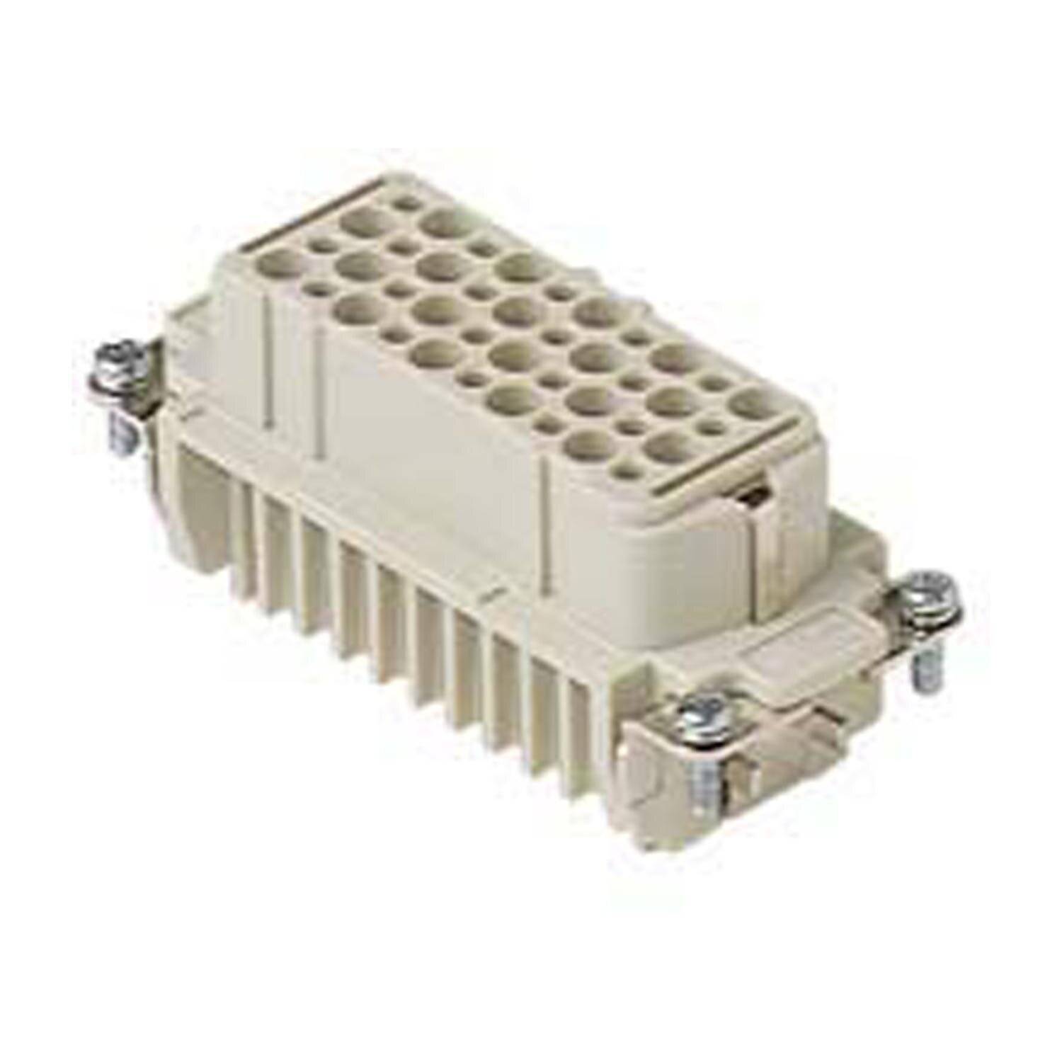 Buchseneinsatz, Größe 77.27, 40P+PE, Crimpanschluss, 10A, 250V, HNM - 1 Stück